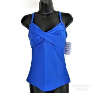 Athleta Twistini Tankini 34D 34DD Swim Suit Top
